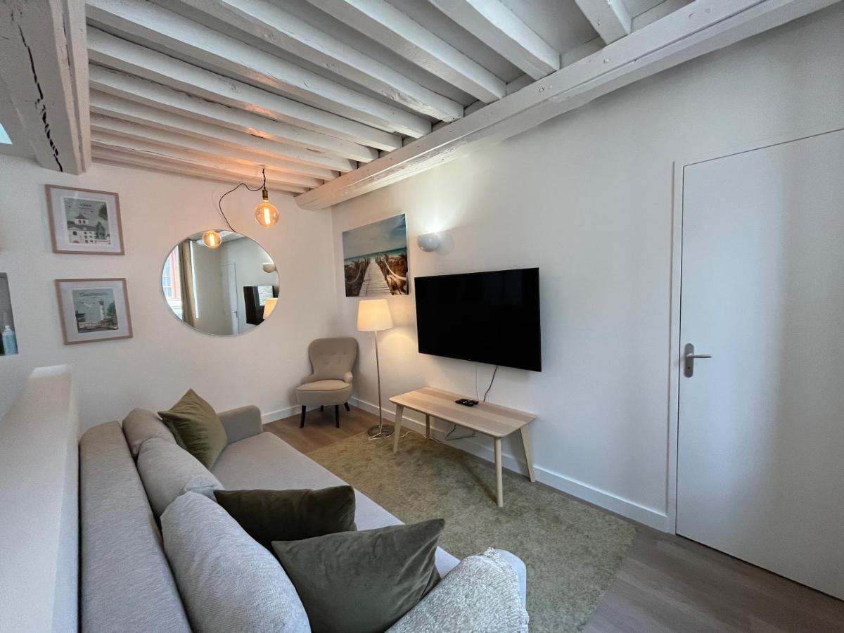 Apartament Bella, Joli Appt Renove Dans Le Bourg Ouistreham Zewnętrze zdjęcie